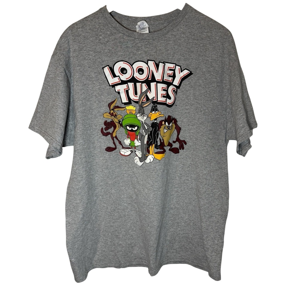 Looney Tunes Graphic T-Shirt‎ Wile Marvin Bugs Daffy Taz Delta Pro XL